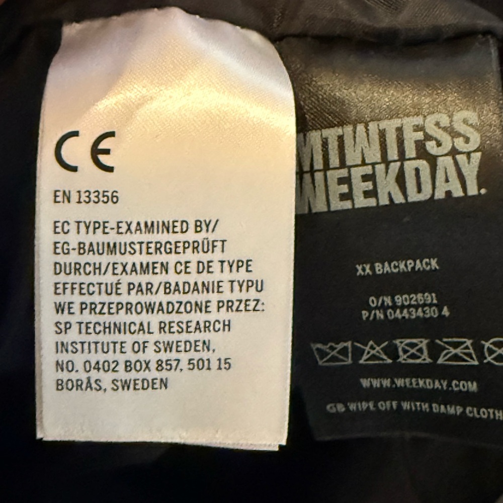 Weekday Reflective Backpack - Picture 5 of 6